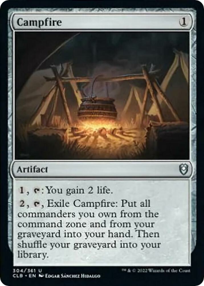 Campfire #304 Commander Legends: Battle for Baldur's Gate