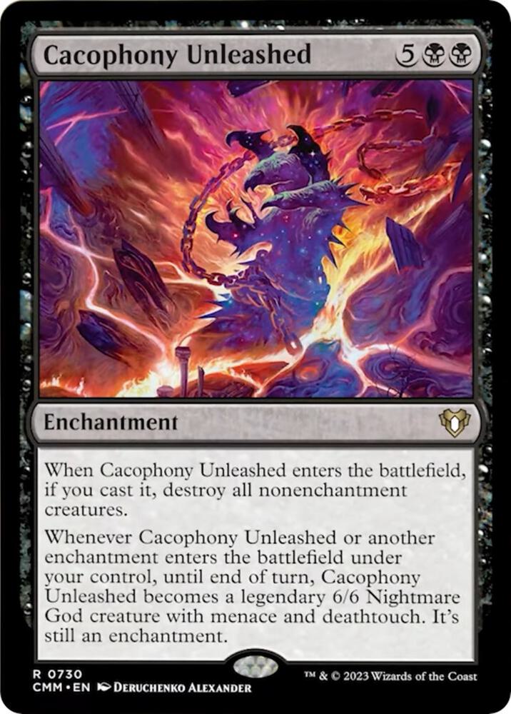 Cacophony Unleashed #730 Commander Masters