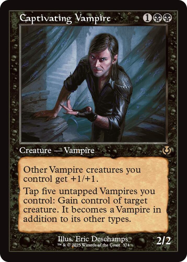 Captivating Vampire #374 (Retro Frame) FOIL Innistrad Remastered
