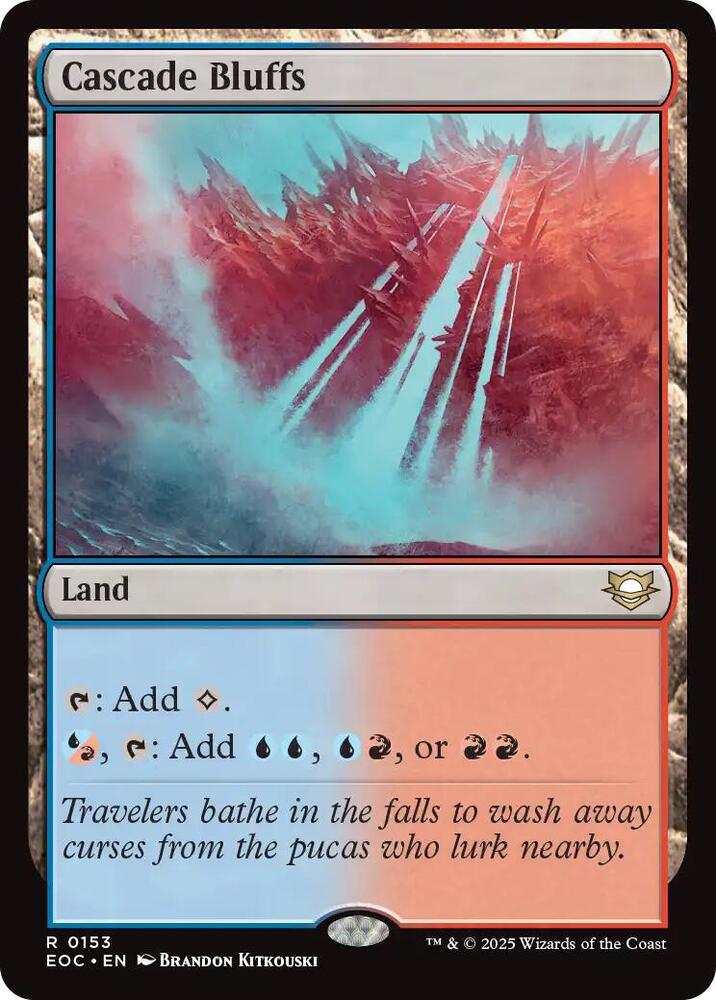 Cascade Bluffs #153 Commander: Edge of Eternities