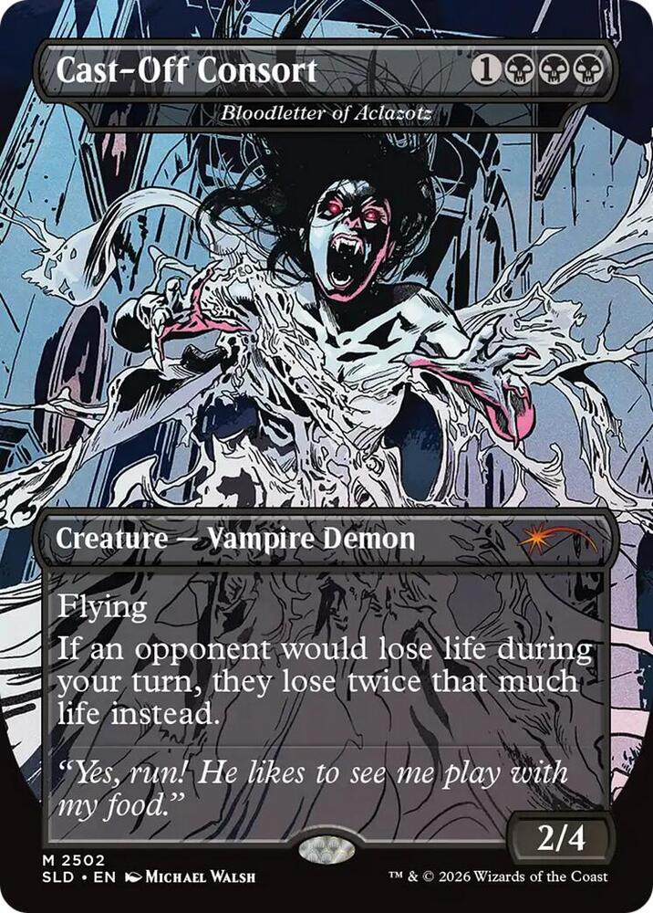 Cast-Off Consort (Bloodletter of Aclazotz) #2502 FOIL Secret Lair Drop Series