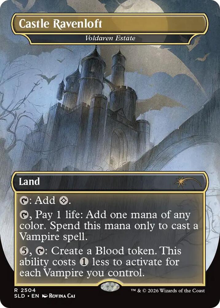 Castle Ravenloft (Voldaren Estate) #2504 FOIL Secret Lair Drop Series