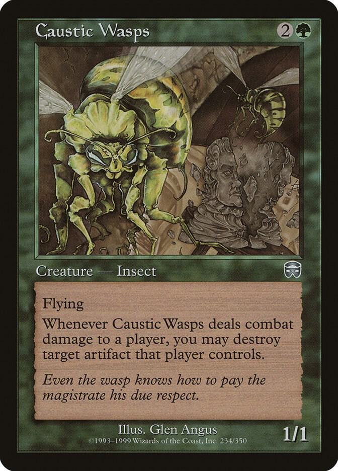 Caustic Wasps #234 Mercadian Masques