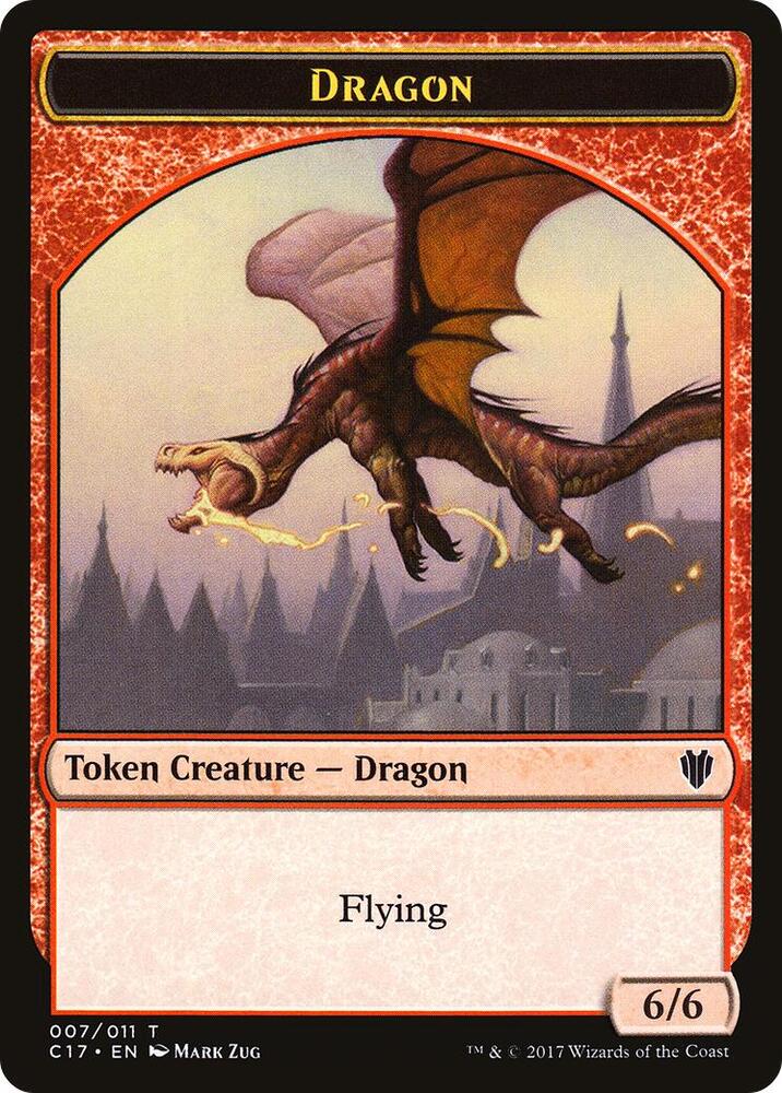 Cat Dragon #9 // Dragon #7 Token Commander 2017
