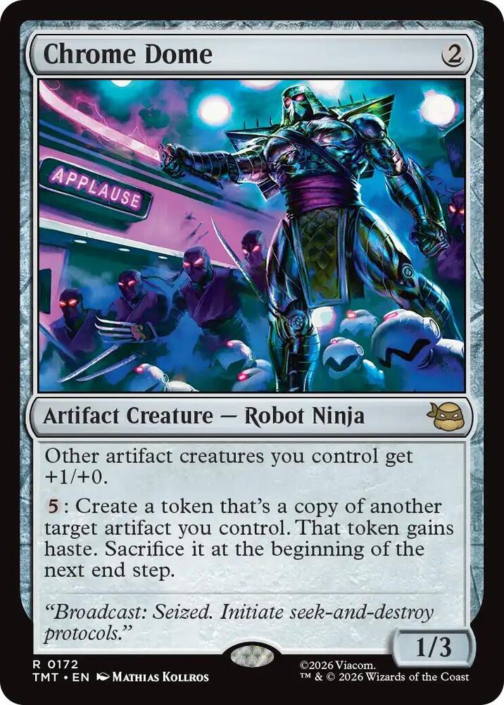 Chrome Dome #172 FOIL Teenage Mutant Ninja Turtles