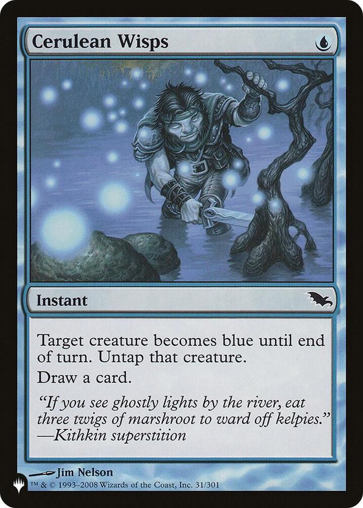 Cerulean Wisps #31 The List Reprints