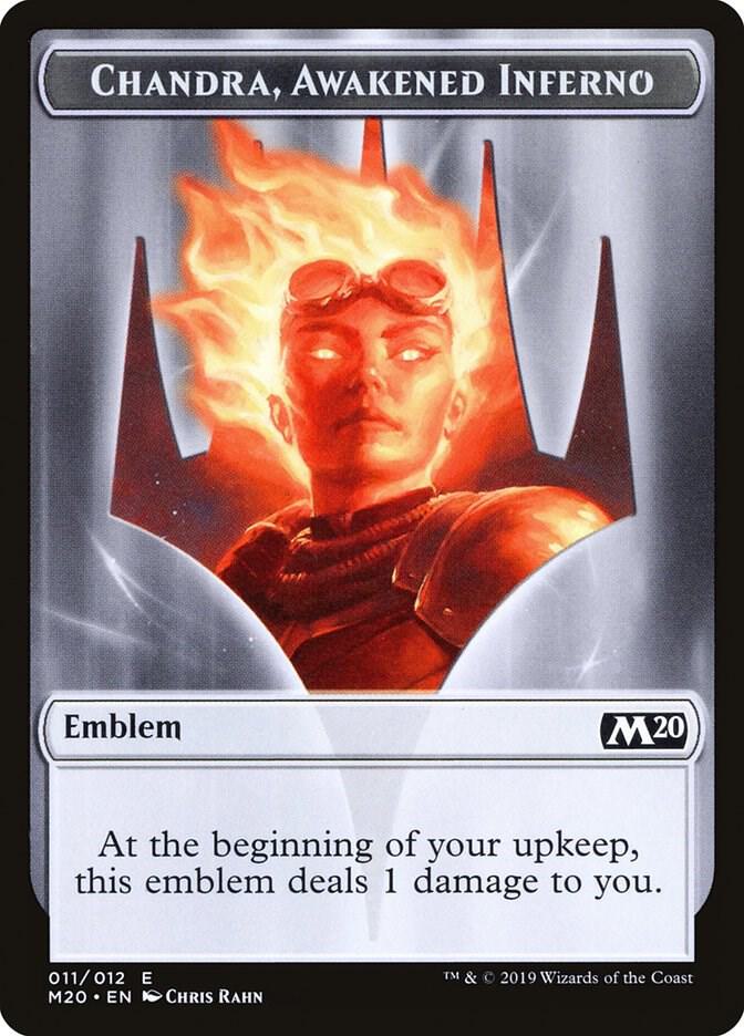 Chandra, Awakened Inferno Emblem #11 Core Set 2020