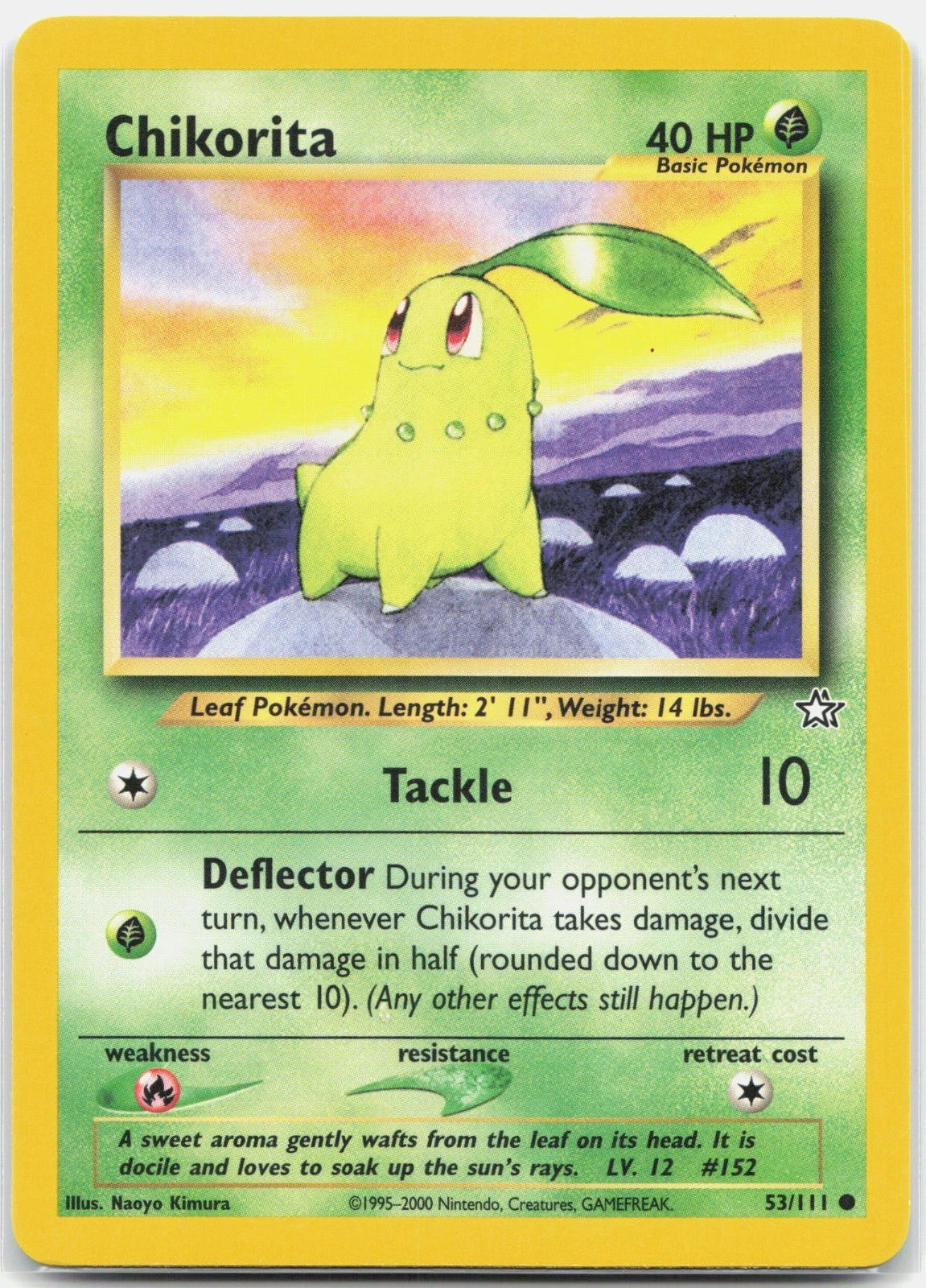 Chikorita (Unlimited Edition) #53 Neo Genesis