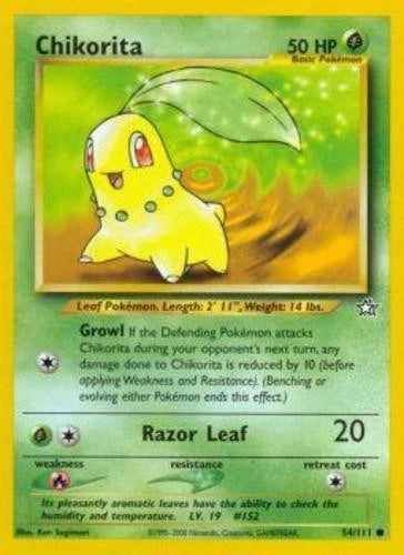 Chikorita (Unlimited Edition) #54 Neo Genesis