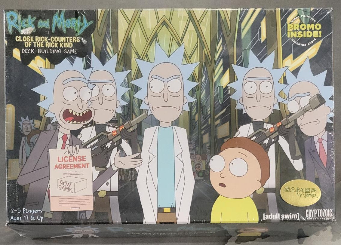 Rick and Morty Close Rick-Counters of the Rick Kind Board Game NEW/SEALED