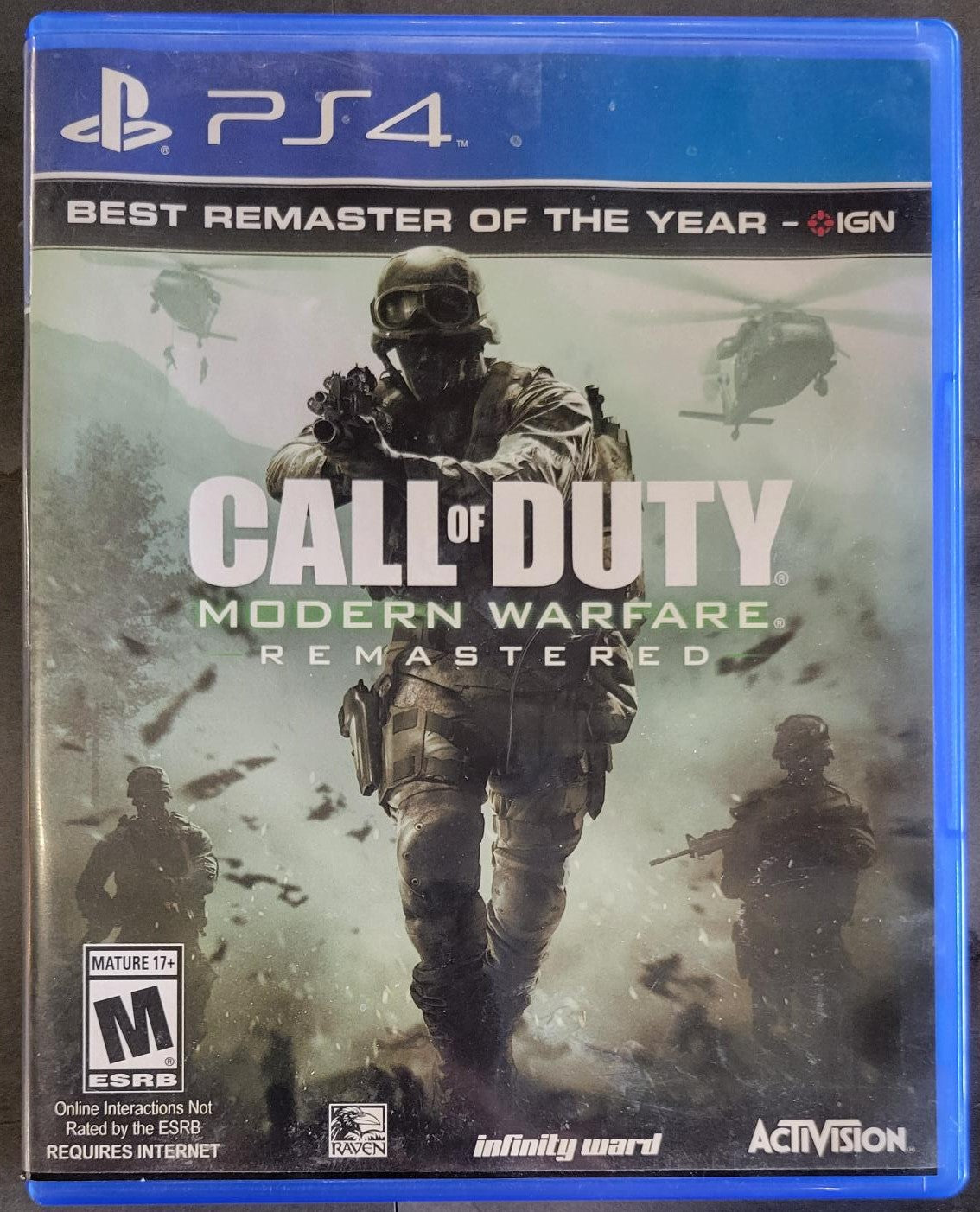 Playstation 4 Call of Duty Modern Warfare Remastered (Complete)