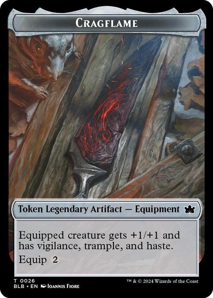 Cragflame Token #26 Bloomburrow