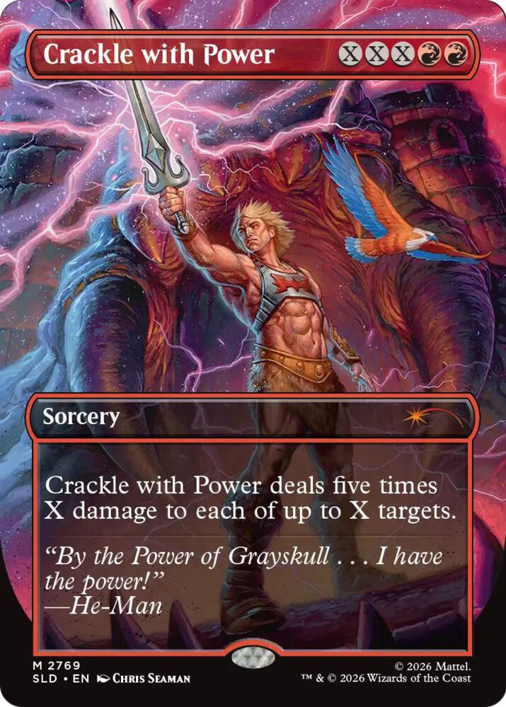 Crackle with Power #2769 FOIL Secret Lair Drop Series