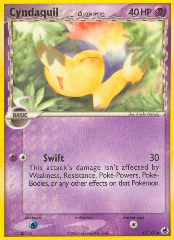 Cyndaquil (Delta Species) #45 EX Dragon Frontiers