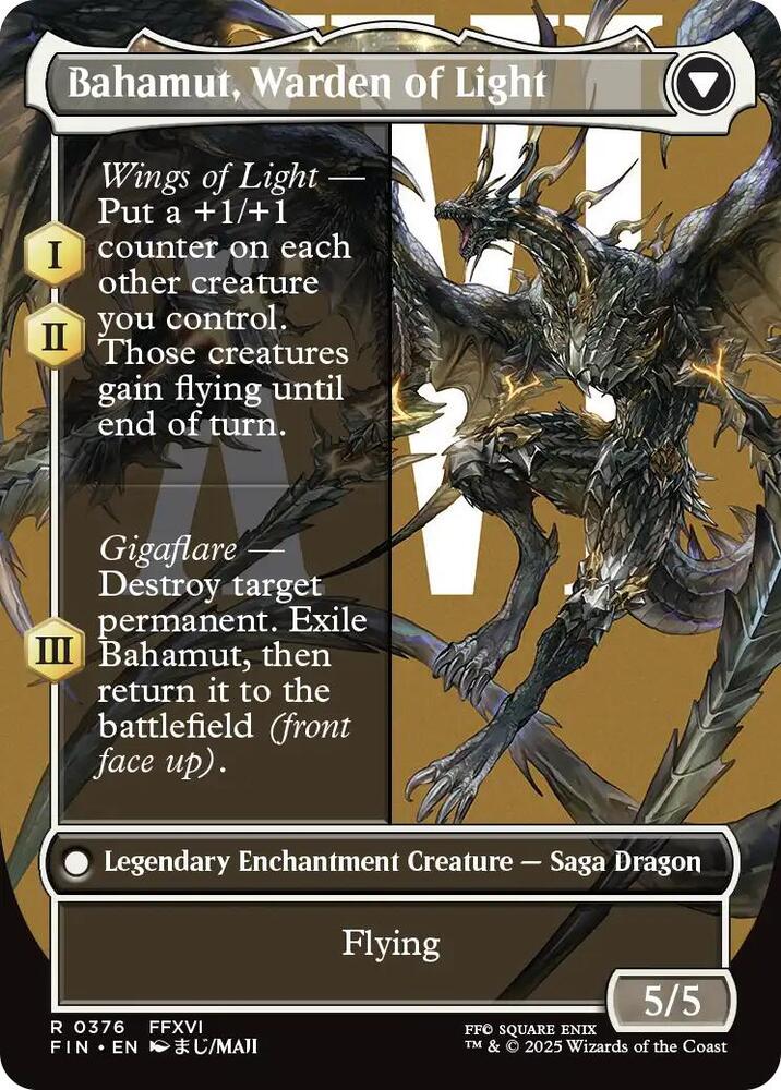 Dion, Bahamut's Dominant (Borderless) #376 Final Fantasy