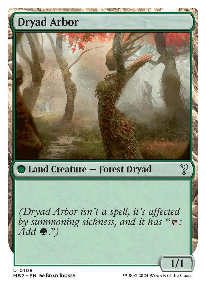 Dryad Arbor (White Border) #108 Mystery Booster 2