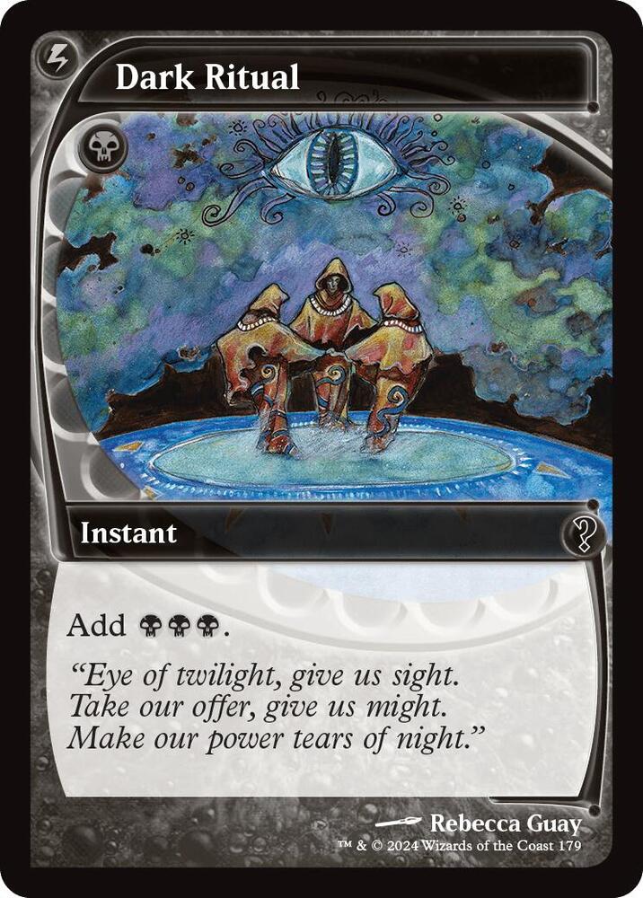 Dark Ritual (Future Sight) #179 Mystery Booster 2