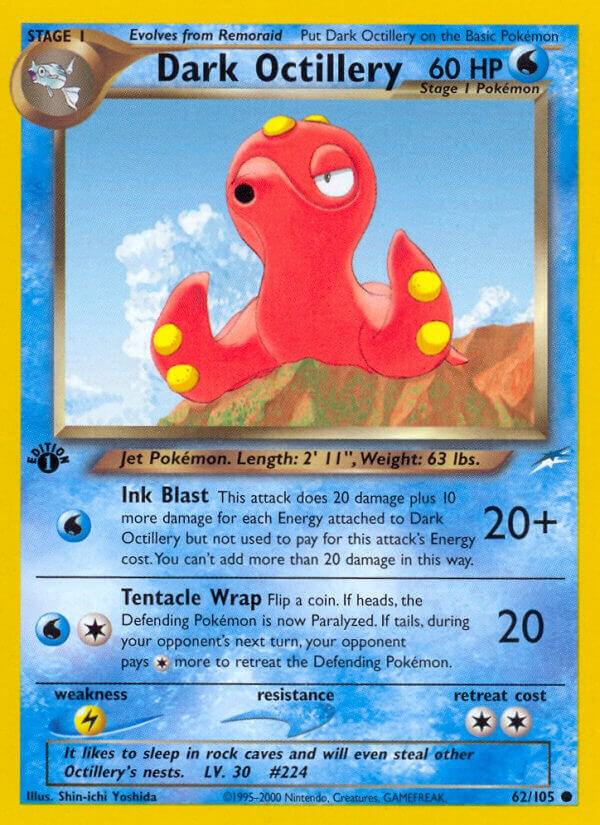 Dark Octillery (1st Edition) #62 Neo Destiny