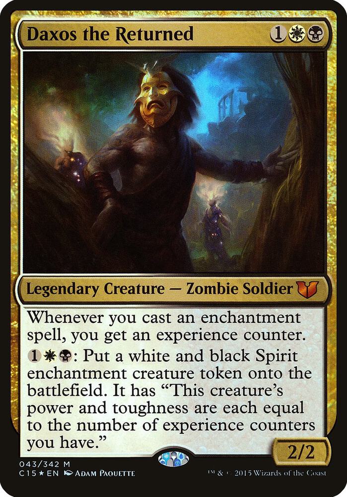 Daxos the Returned #43 Commander 2015 OVERSIZE card