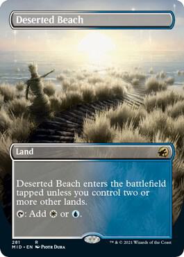 Deserted Beach (Borderless) #281 Innistrad: Midnight Hunt
