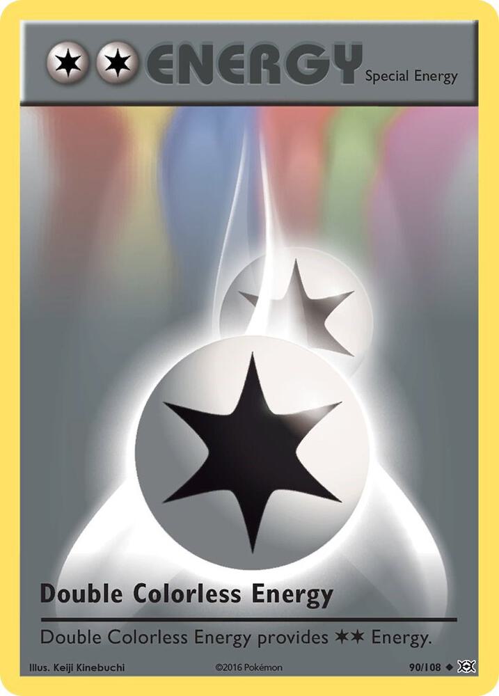 Double Colorless Energy #90 REVERSE HOLOFOIL XY - Evolutions