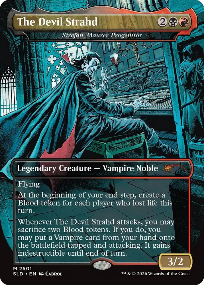 The Devil Strahd (Strefan, Maurer Progenitor) #2501 FOIL Secret Lair Drop Series