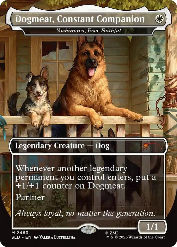 Dogmeat, Constant Companion (Yoshimaru, Ever Faithful) #2463 FOIL Secret Lair Drop Series