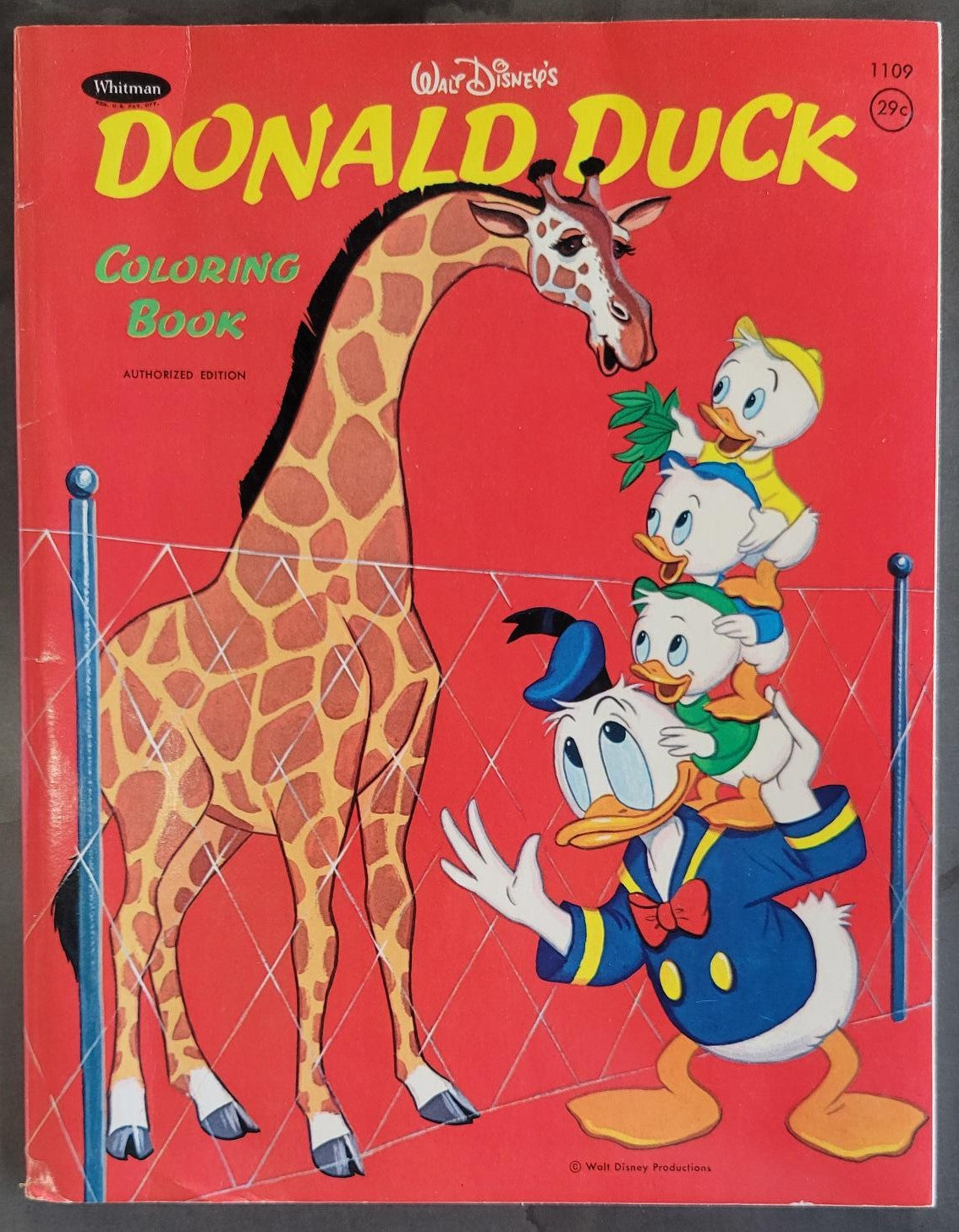 Donald Duck Coloring Book (1970) (Whitman)