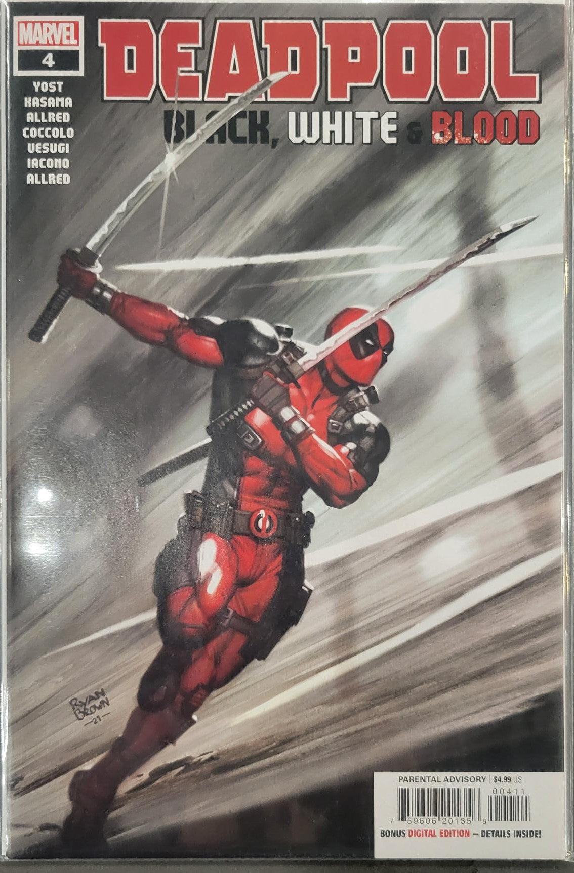Deadpool Black, White & Blood #4 (2021)