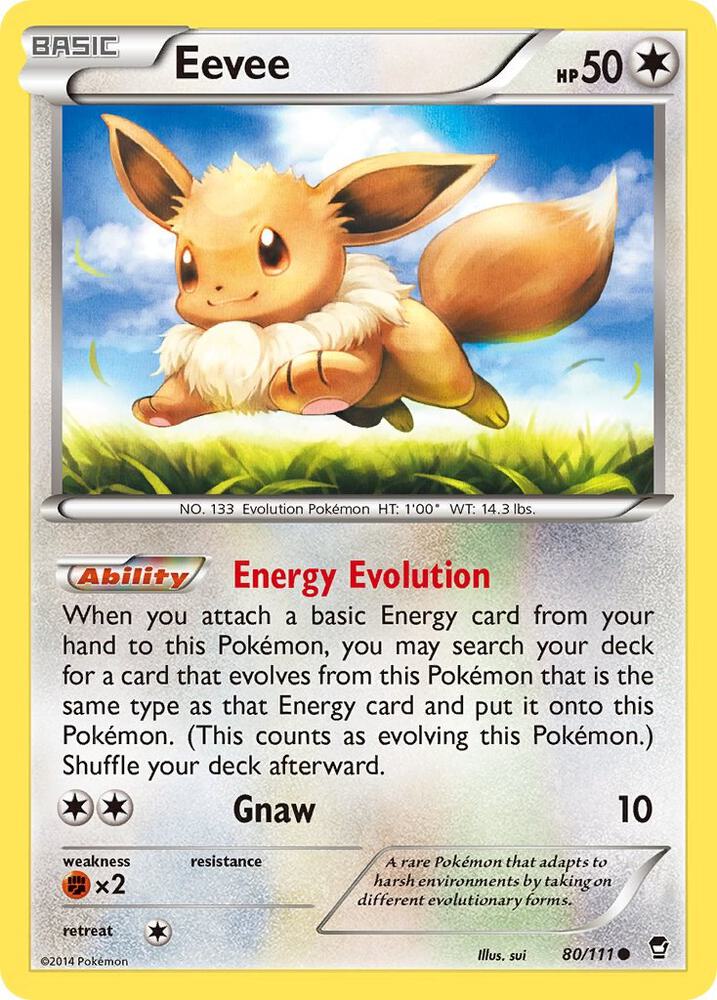 Eevee #80 XY - Furious Fists