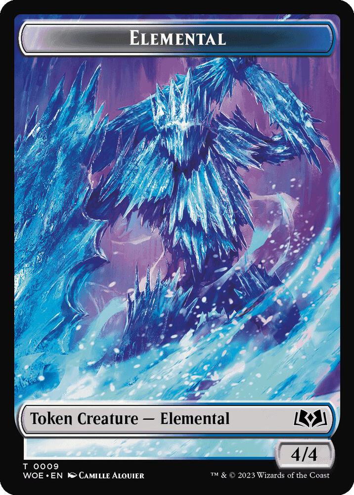 Elemental Token #9 Wilds of Eldraine