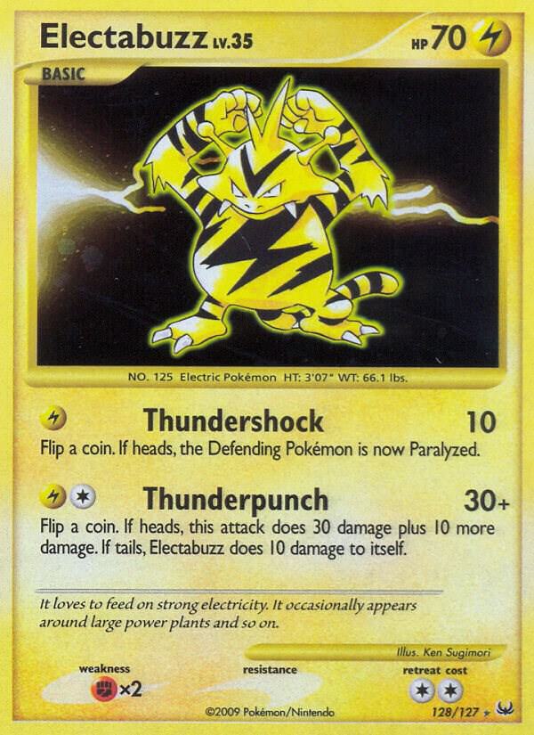 Electabuzz #128 HOLOFOIL Platinum