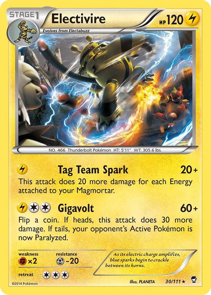 Electivire #30 XY - Furious Fists