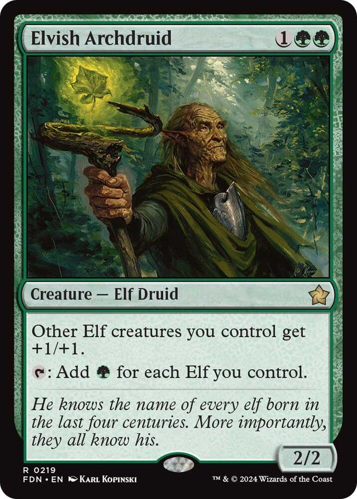 Elvish Archdruid #219 Foundations
