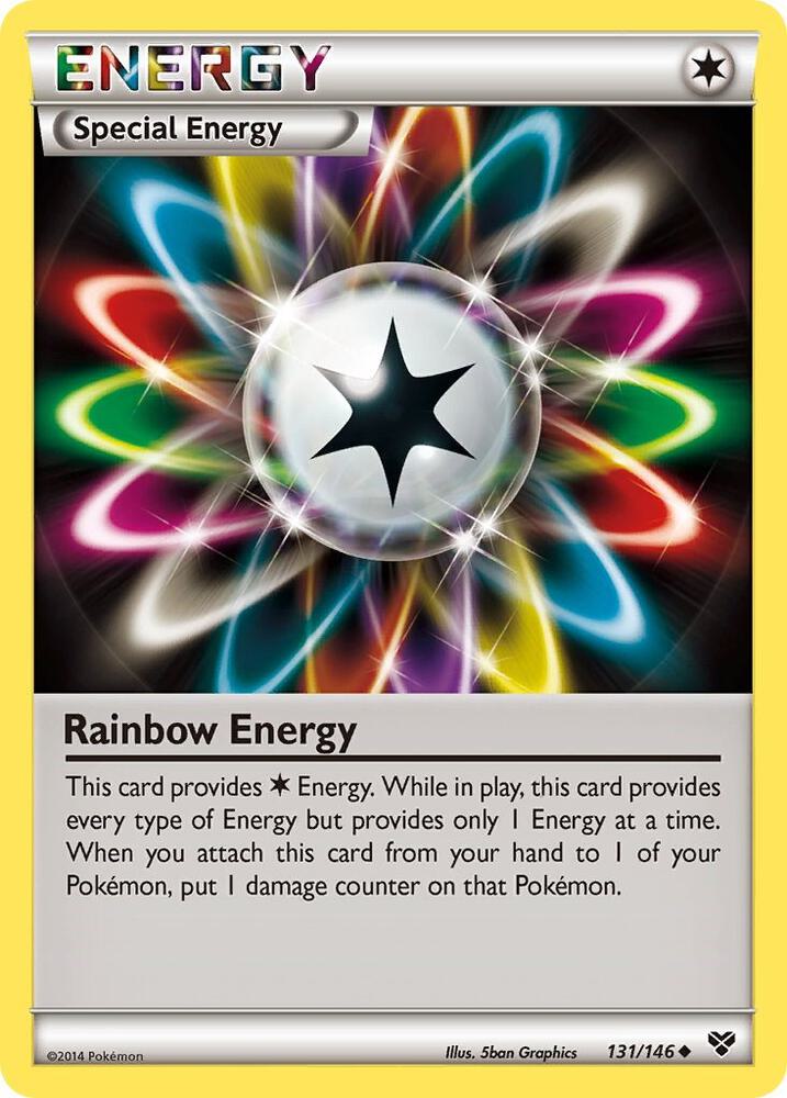Rainbow Energy #131 XY - Base Set