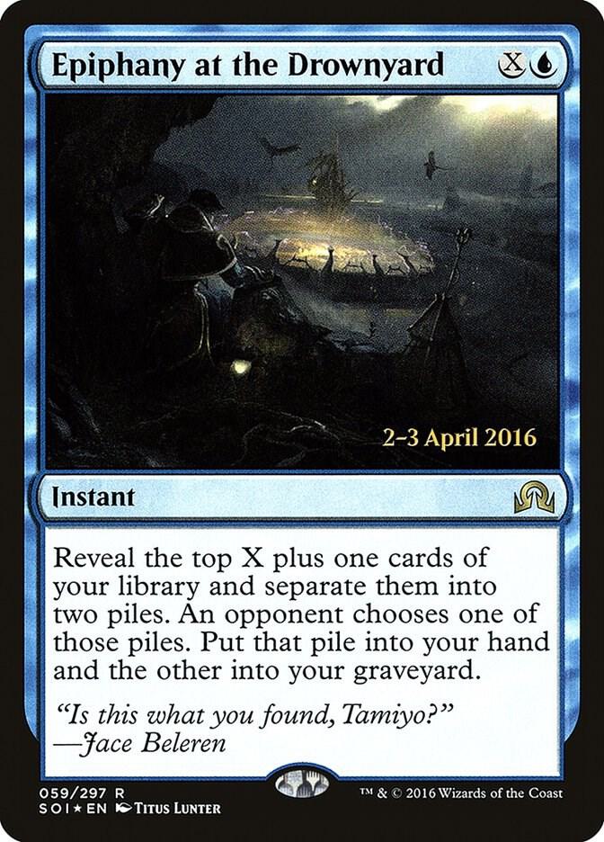 Epiphany at the Drownyard #59 FOIL Prerelease Cards (Shadows Over Innistrad)