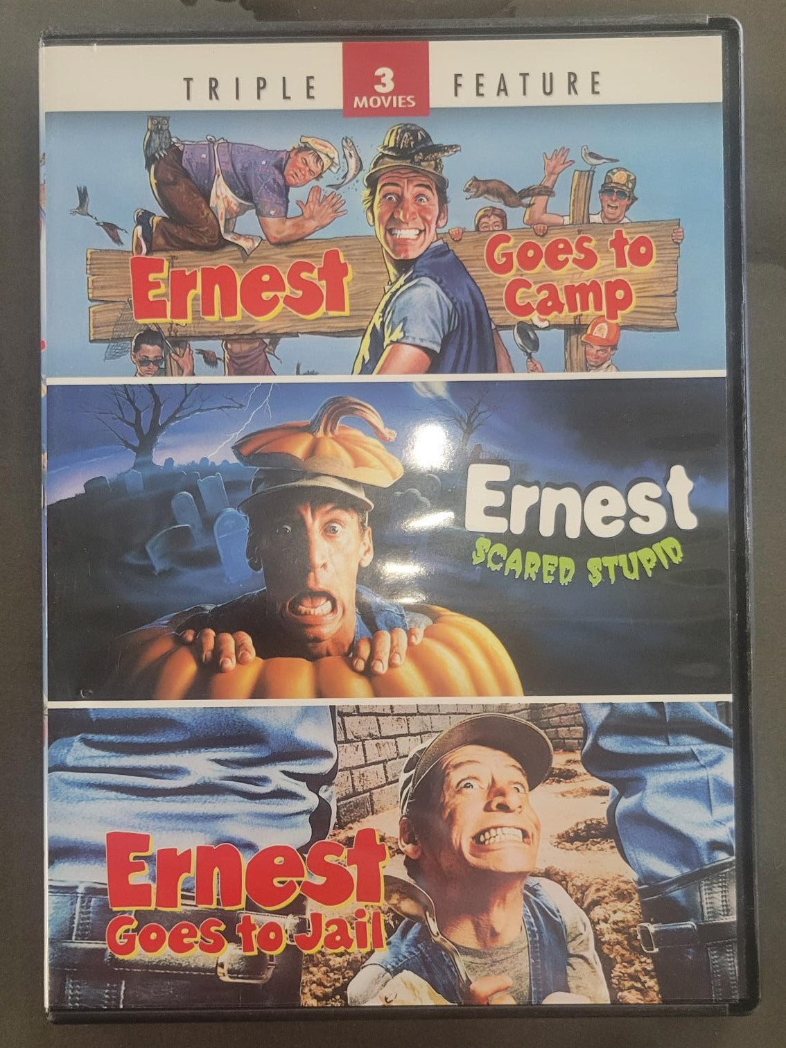 Ernest Goest to Camp, Scared Stupid, and Goes to Jail Triple Feature DVD