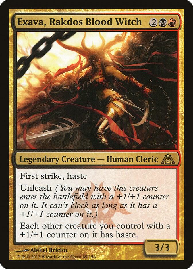 Exava, Rakdos Blood Witch #69 FOIL Dragon's Maze