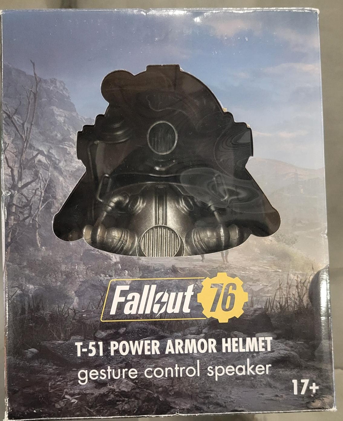 Fallout 76 T-51 Power Armor Helmet Gesture Control Speaker NEW/SEALED