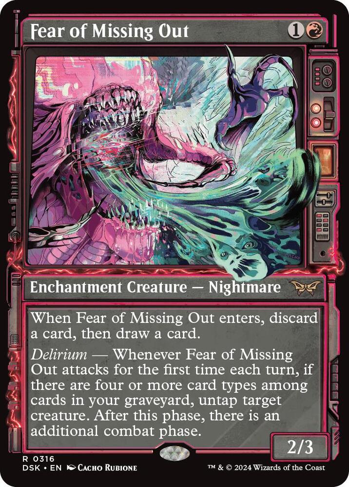 Fear of Missing Out #316 (Showcase) Duskmourn: House of Horror