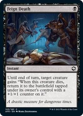 Feign Death #103 FOIL Adventures in the Forgotten Realms
