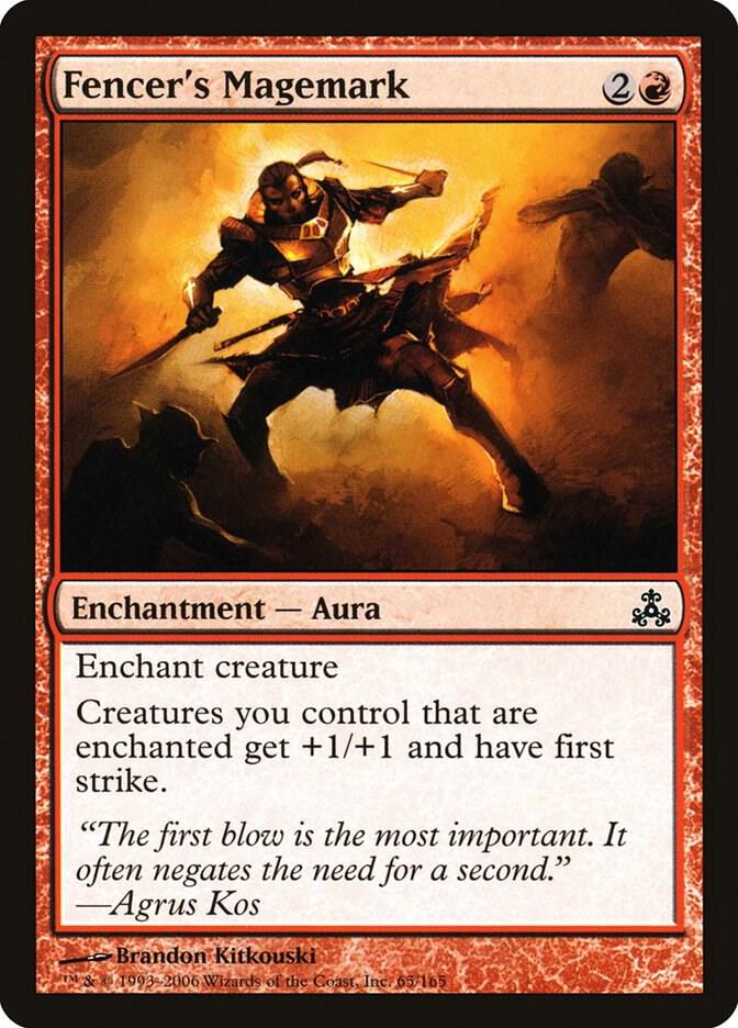 Fencer's Magemark #65 FOIL Guildpact