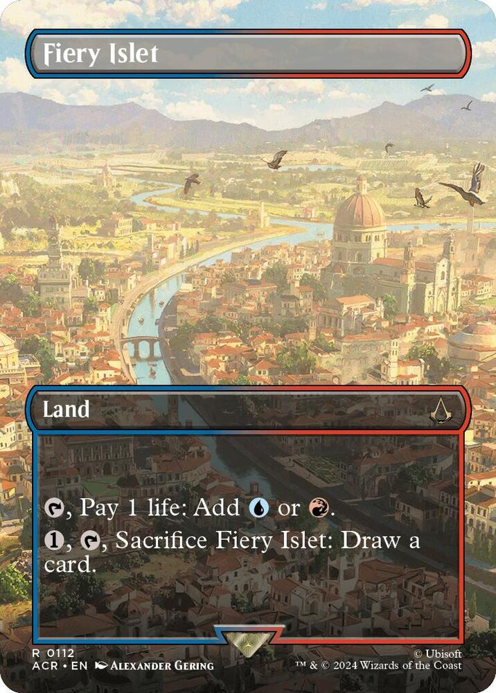 Fiery Islet (Borderless) #112 Universes Beyond: Assassin's Creed