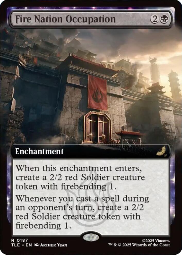 Fire Nation Occupation (Extended Art) #187 FOIL Avatar: The Last Airbender: Eternal-Legal