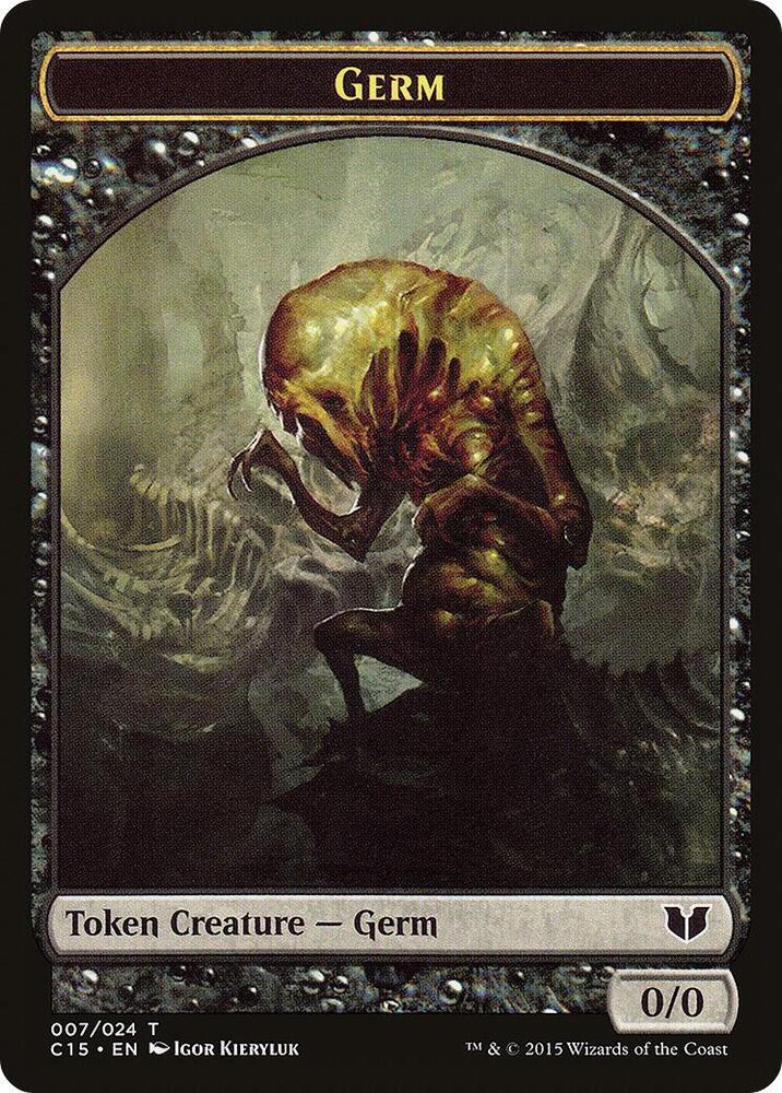 Frog Lizard #15 // Germ #7 Token Commander 2015