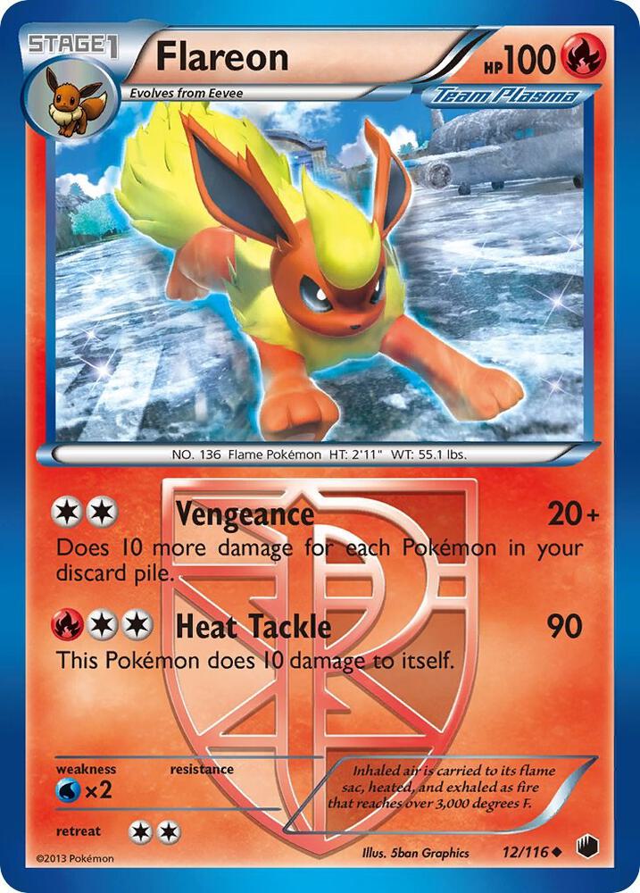 Flareon (Team Plasma) #12 Plasma Freeze