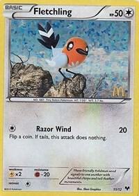 Fletchling #11 HOLOFOIL McDonald's Promos 2014