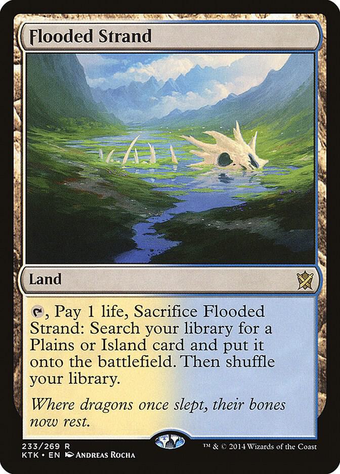 Flooded Strand #233 Khans of Tarkir