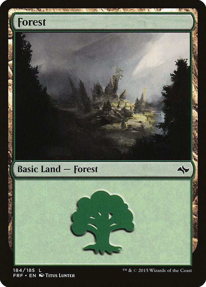 Forest #184 FOIL Fate Reforged