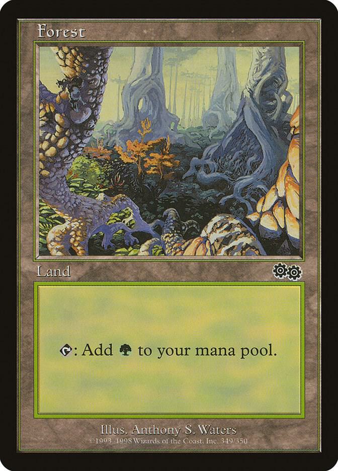 Forest #349 Urza's Saga